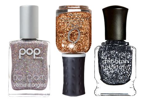 Pictures : 5 Stylish Ways to Wear Glitter - Glitter Nail Polish