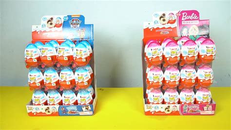 Blue Kinder Joy Vs Pink Kinder Joy Youtube