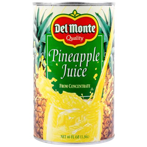 Del Monte Canned Pineapple Juice Fl Oz Can