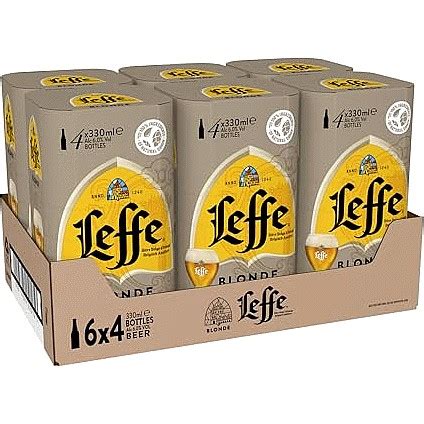 Leffe Blonde Beer Bottle 24 X 330ml Compare Prices Where To Buy