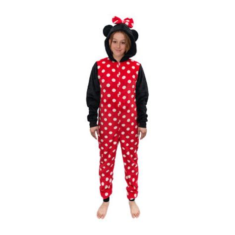 Disney Women Minnie Mouse Long Sleeve One Piece Pajama Plaza Las Americas