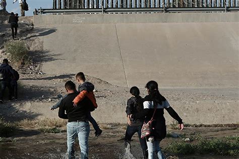 Migrant Caravans Receive Escort By Mexican Authorities To Texas Border