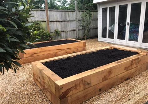 7 Photos How To Install Timber Sleeper Garden Edging And Review Alqu Blog