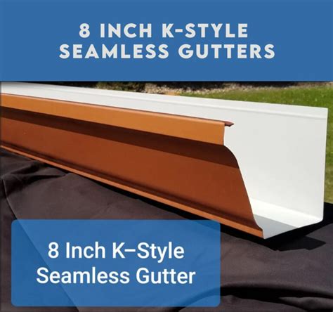 8 Inch Gutters 8 Inch Box Gutters Seamless Gutters