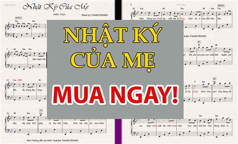 Sheet Piano Nhật Ký Của Mẹ Hiền Thục Mitumi Shop