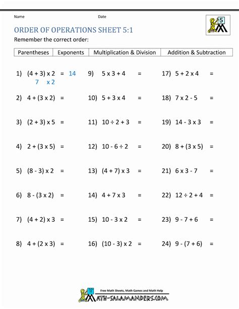 Practice 30 Creative Pemdas Practice Worksheets – Simple Template Design