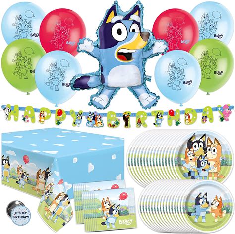 Unique Suministros De Fiesta De Cumpleaños Bluey