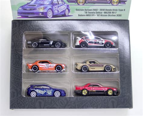 Hot Wheels Japanese Car Culture Pack Datsun Honda Toyota Mazda