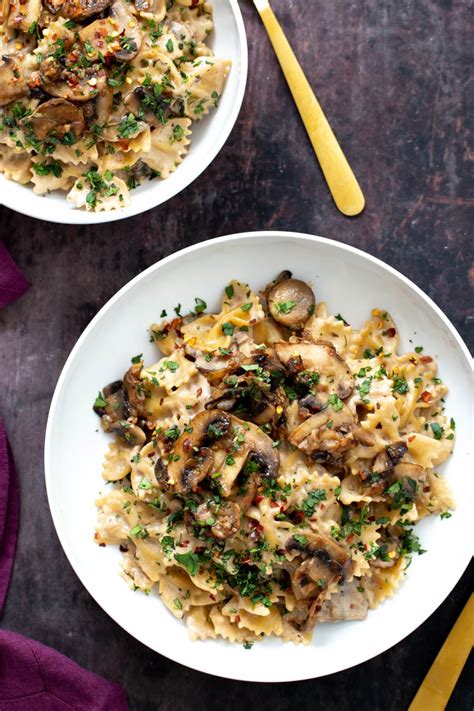 Easy Vegan Mushroom Stroganoff One Pot Recipe