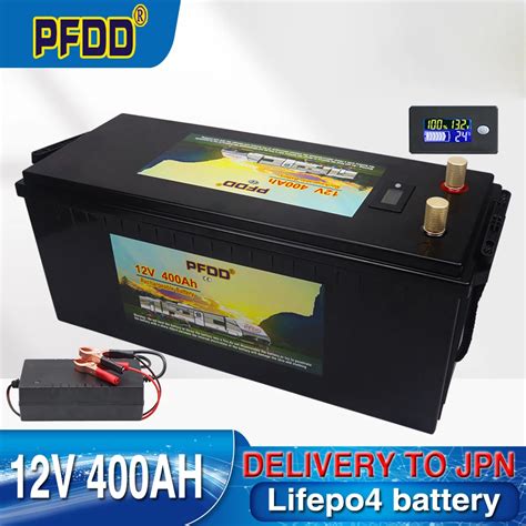 12V 400AH 250AH 200AH 150AH 100AH Akumulator LiFePo4 Wbudowany Pakiet