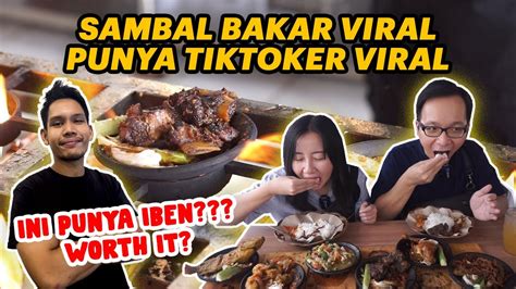 Sambal Bakar Indonesia Menunya Banyak Dan Pedes Sekali Surabaya Youtube