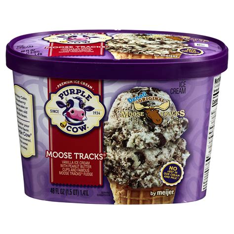 Purple Cow Moose Tracks Ice Cream All About Cow Photos