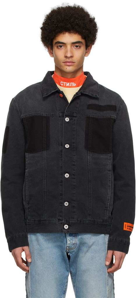 Heron Preston Black Denim Jacket Heron Preston