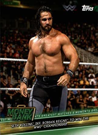 Amazon Topps Wwe Money In The Bank Greatest Matches And