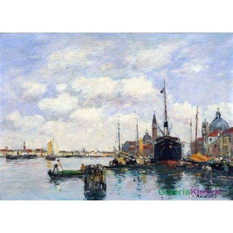 Reprodukcja Obrazu Wenecja Pejza Z Wyspy Giudecca Eugene Boudin