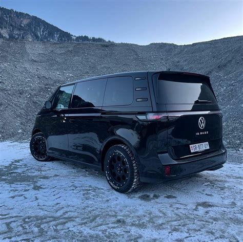 Blacked Out Vw Id Buzz Looks The Part With Off Road Wheels