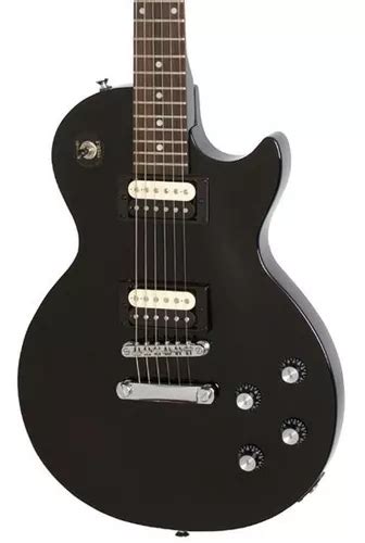 Guitarra El Ctrica Epiphone Les Paul Studio Lt De Caoba Ebony Con