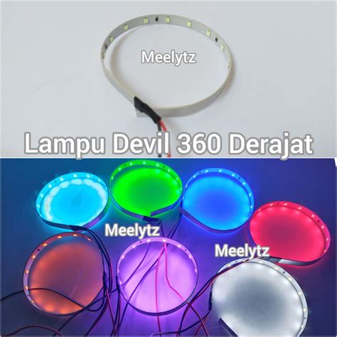 Jual Lampu Led Devil Eye Demon Eyes De Derajat Projector Hid Biled