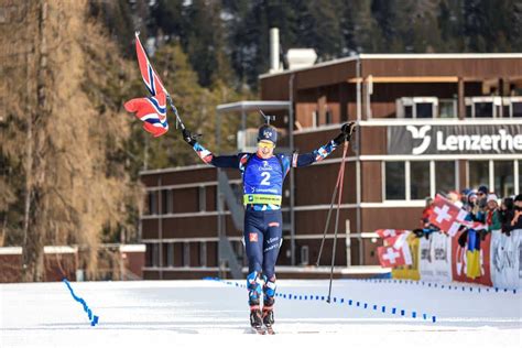 Biathlon Lenzerheide Vebjoern Soerum Nouveau Champion D Europe De