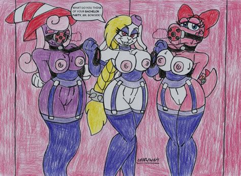 Rule Anthro Bachelor Party Big Breasts Big Hips Birdo Blonde Hair