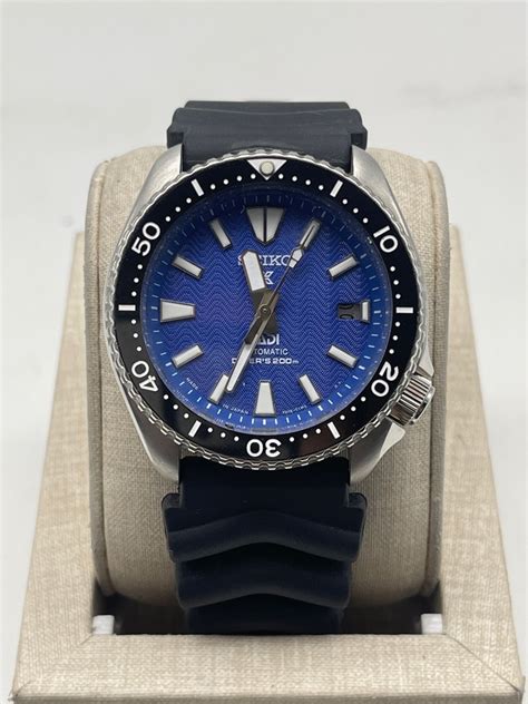 Seiko Prospex Blue Dial Rubber Strap Luxury Watches On Carousell