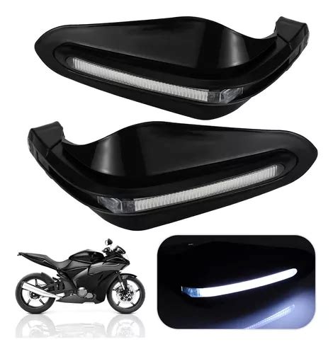 Cubre Pu Os Moto Handguars Motocicleta Con Luz Led Universal Mercadolibre