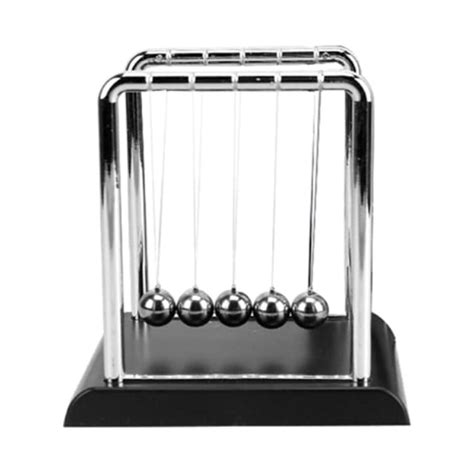 Opvise Classic Newtons Cradle Kinetic Balls School Educational Prop Toy