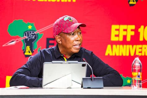 President Malema To Address Eff Press Conference On Friday Central News South Africa