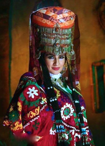 Uzbekistan. Uzbek Hair, Costume Ethnique, Dance Accessories, Dress ...