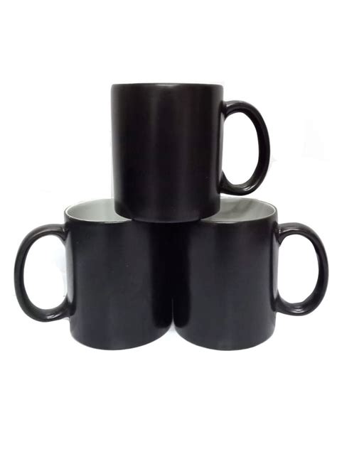 Black Plain Sublimation Magic Mug For Home Size Ml At Rs Piece