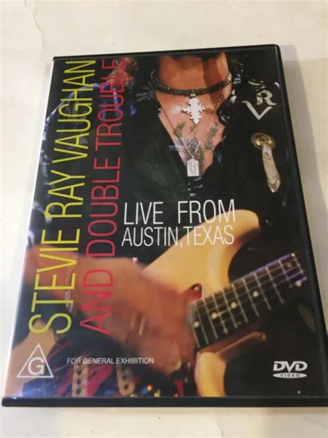 Stevie Ray Vaughan Live From Austin Texas Region Dvd Double