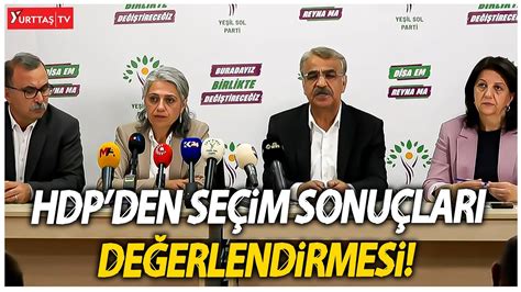 HDP ve Yeşil Sol Parti den seçim sonuçları değerlendirmesi YouTube