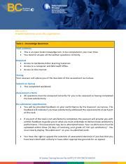 BSBLDR602 Provide Leadership Across The Organisation Assessment Task 1