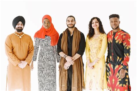 Free Photo Multi Ethnic People In Traditional Dress Diversity And