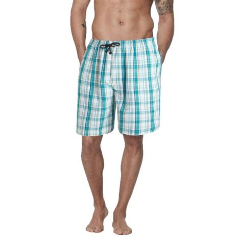 DAKIMOE Mens Sleep Shorts Pajama Shorts Cotton Sleeping Short Pajamas Bottoms for Men Comfy Mens ...