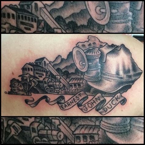 coal miner tribute tattoos - vanburendriveinn