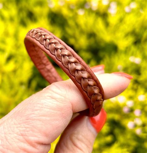 Mens Braided Leather Bracelet Unisex Kangaroo Lace And Reindeer Leather Bracelet Handmade To