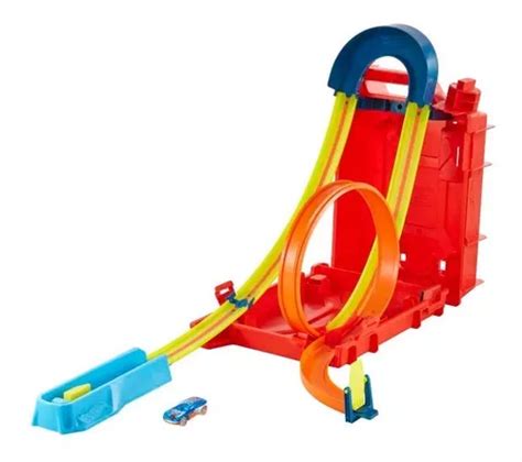 Hot Wheels Track Builder Caja Pista De Acrobacias Extrema Env O Gratis