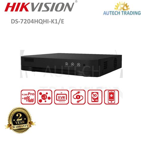 Hikvision Ds 7204hqhi K1e 4mp 4 Channel Hd1080p Turbo Hd Digital Video