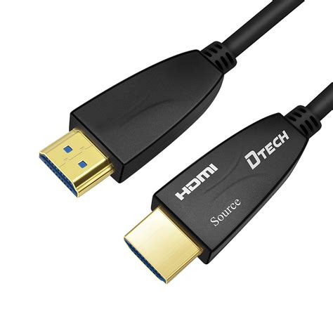 Dtech 25ft Fiber Optic Hdmi Cable 4k 60hz 18gbps Hdr Indonesia Ubuy