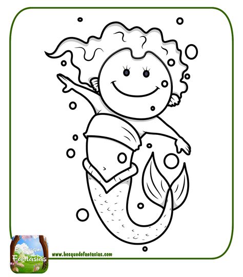 99 DIBUJOS DE SIRENAS Bonitas Sirenas Para Colorear Infantiles