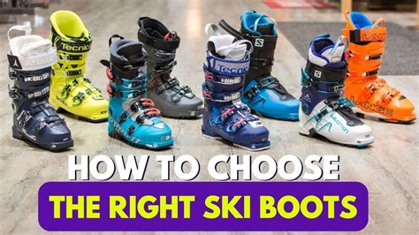 How To Choose The Right Ski Boots For You Ski Boots Buyers Guide 2023 Youtube