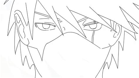 Kakashi Lineart By Estheryuuki On Deviantart