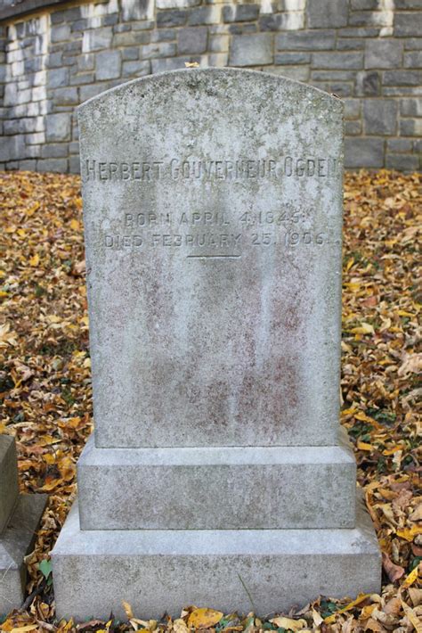 Grave Of Herbert Gouverneur Ogden Grave Of Her Flickr