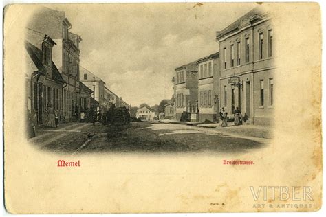 Postcard Lithuania Klaipeda Memel Beginning Of 20th Cent 14x9 Cm