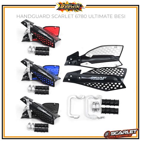 Jual Handguard Trail Hand Guard Pelindung Tangan SCARLET 6780 Model