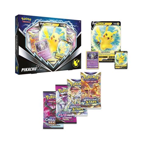 Pokemon Tcg Pikachu V Box Ingles Pokemon