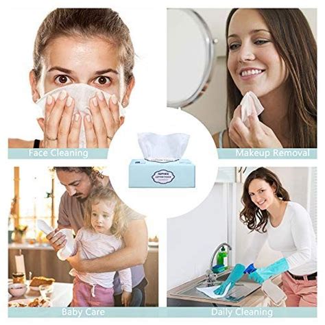 Soft Baby Dry Wipe Facial Cotton Tissue Thicker Disposable Face Towels