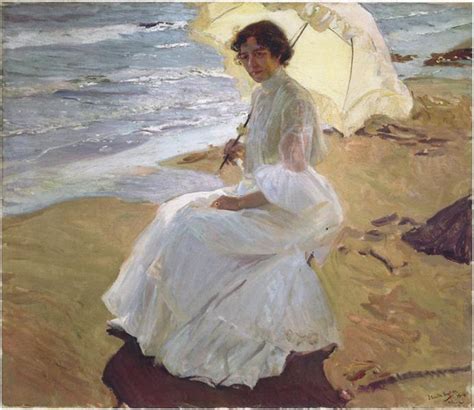 Clothilde At The Beach 1904 Joaquín Sorolla