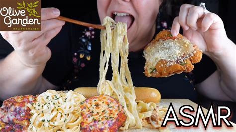 ASMR OLIVE GARDEN MUKBANG TOUR OF ITALY YouTube